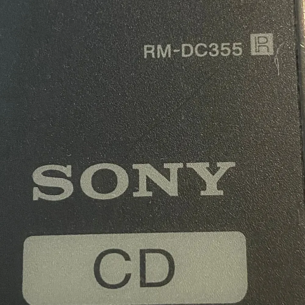 Sony CD Remote Control Model RM-DC355 OEM Original Wireless